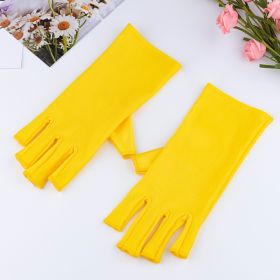 Manicure UV Protection Glove (Option: Yellow)