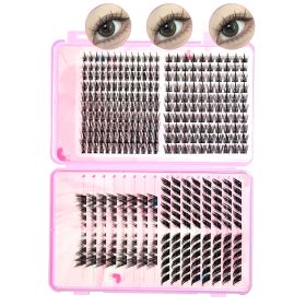 A Multi-style Hybrid False Eyelash Extension Set, The False Eyelashes Are Easy To Wear And Apply, Creating The Perfect Eye Makeup False Eyelashes (Option: Style1)