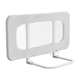 Toddler Bed Rail, Kids Beds Guard Rail with Reinforced Iron Pipe and Oxford Cloth, Adjustable Height Bed Side Railing (Side & Head/Footboard Size Range: 0-40 inches, Guard Position: Side)